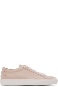Common Projects - Pink Original Achilles Low Sneakers