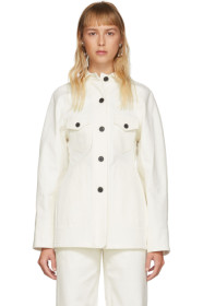 LVIR - Off-White Cotton Stitch Jacket