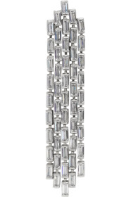 Numbering - Silver #1946 Swarovski Crystal Earring