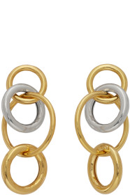 Numbering - Gold & Silver #984 Hoop Earrings