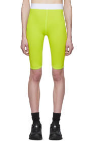 MSGM - Yellow Biker Shorts