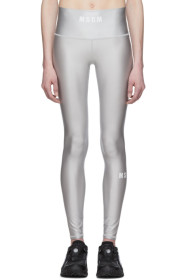 MSGM - Grey Logo Leggings