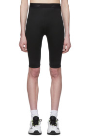 MSGM - Black Biker Shorts