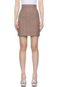 MSGM - Multicolor Check Miniskirt