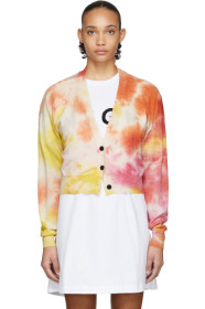MSGM - Multicolor Tie-Dye Cardigan