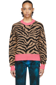 MSGM - Beige Tiger Sweater