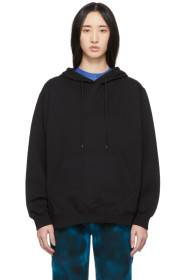 MSGM - ブラック マクロ ロゴ フーディ