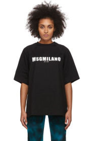 MSGM - ブラック 2009 ロゴ T シャツ