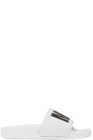 MSGM - White Logo Pool Slides