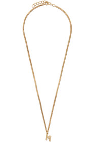 MSGM - Collier doré 'M'