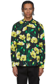 MSGM - Black Floral Shirt