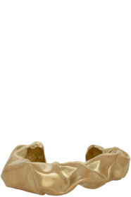 Completedworks - Gold Scrunch Cuff Bracelet