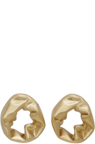 Completedworks - Gold Scrunch Earrings