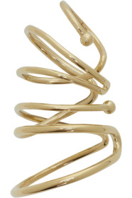 Completedworks - Gold Single Bend In The River Earring