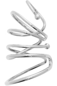 Completedworks - Silver Single Bend In The River Ear Cuff