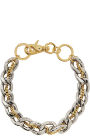 Sacai - Gold & Silver Chain Necklace