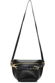 Sacai - Black Trapezoid Shoulder Bag
