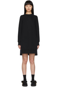 Sacai - Black Sponge Sweat Dress