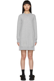 Sacai - Grey Sponge Sweat Dress