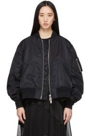 Sacai - Blouson aviateur noir MA-1