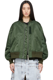 Sacai - Khaki MA-1 Bomber Jacket