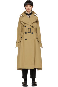 Sacai - Trench étagé beige