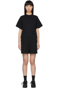 Sacai - Combinaison noire Sponge Sweat