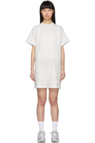 Sacai - Grey Sponge Sweat Jumpsuit