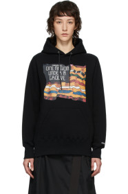 Sacai - Pull à capuche noir Funkadelic
