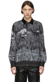 Sacai - 黑色 Sun Surf 联名 Diamond Head 衬衫