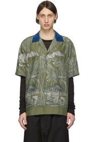 Sacai - Khaki Sun Surf Edition Diamond Head Short Sleeve Shirt