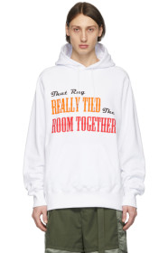 Sacai - 白色 The Big Lebowski 连帽衫