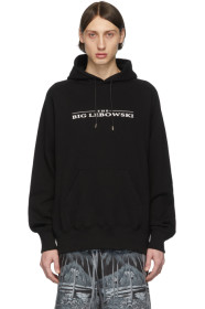 Sacai - 黑色 The Big Lebowski 连帽衫