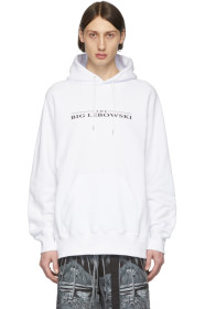 Sacai - 白色 The Big Lebowski 连帽衫