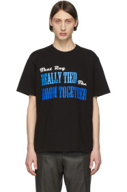 Sacai - 黑色 The Big Lebowski T 恤