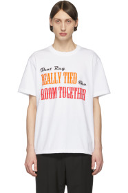 Sacai - 白色 The Big Lebowski T 恤