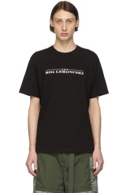 Sacai - 黑色 The Big Lebowski T 恤