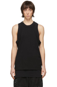 Sacai - Black Layered Tank Top