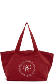 Sporty & Rich - Red Wellness Logo Tote