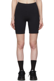 Sporty & Rich - Black 'Health & Wellness' Biker Shorts