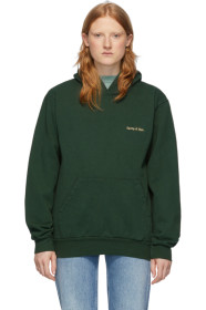 Sporty & Rich - Green Classic Logo Hoodie