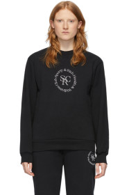 Sporty & Rich - Pull molletonné noir 'Wellness'