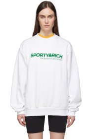 Sporty & Rich - White 'Science' Sweatshirt