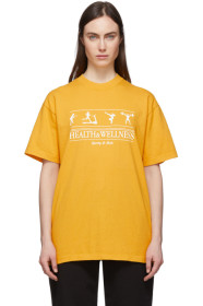 Sporty & Rich - Yellow 'Health & Wellness' T-Shirt