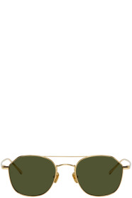 Linda Farrow Luxe - 金色 Dante C4 太阳镜