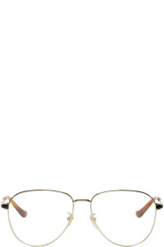 Gucci - Gold Round Glasses