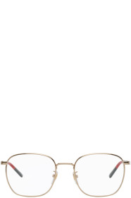 Gucci - Gold Square Glasses