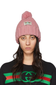 Gucci - Pink Pompom Beanie