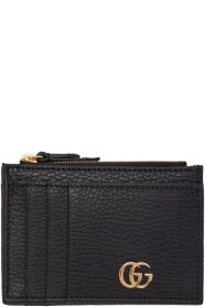 Gucci - Black GG Marmont Card Holder