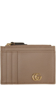 Gucci - Pink Marmont Zip Card Holder